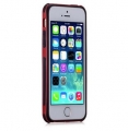Гелевый бампер для iPhone 5/5S/SE Momax The Slender (красный)